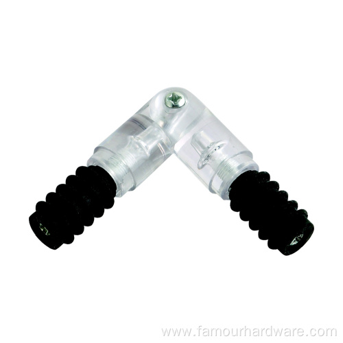 Wholesale Transparent Curtain Rod Right Angle Connector